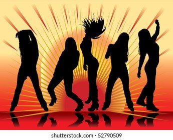 Niñas bailarinas