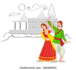 213 Gujarati Traditional Dress Vector Images, Stock Photos & Vectors ...