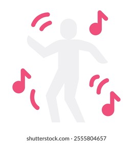 Dancing Hobby object icon illustration