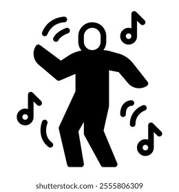 Dancing Hobby object icon illustration