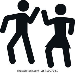 Dancing icon. Celebration, festival, party icon.