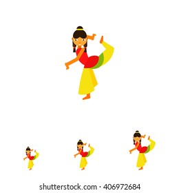Dancing Indian woman 2