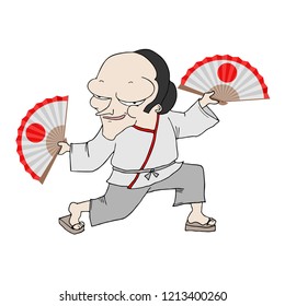 dancing japanese man