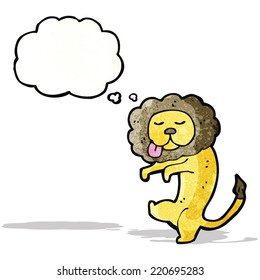 dancing lion cartoon