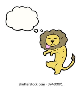 dancing lion cartoon
