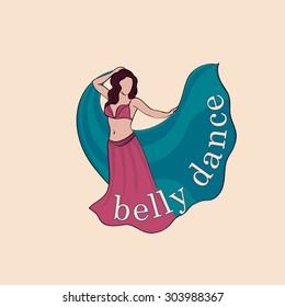 Dancing Logo of classical dancer, excellent vector illustration, EPS 10