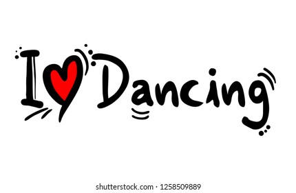 dancing love message