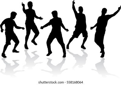 Male Dancer Silhouette Images Stock Photos Vectors Shutterstock