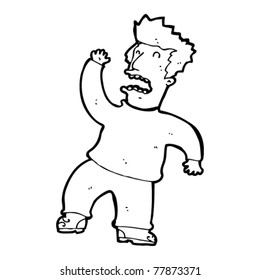 dancing man cartoon