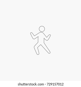 dancing man icon