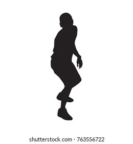 dancing man silhouette design