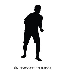 dancing man silhouette design
