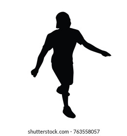 dancing man silhouette design