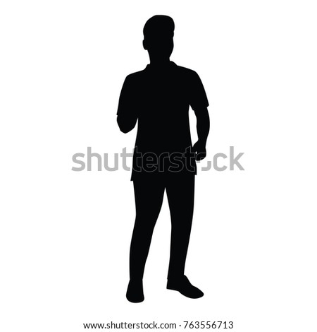 dancing man silhouette design