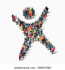 dancing man symbol people