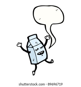 dancing milk carton cartoon character
