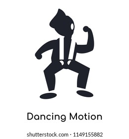 Dancing Motion icon vector isolated on white background for your web and mobile app design, Dancing Motion logo concept