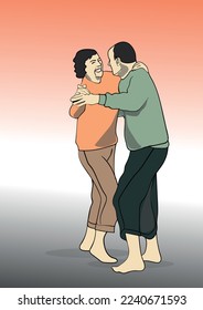 Bailando con mi dulce adorable