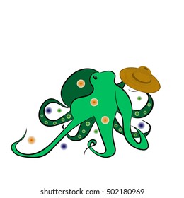 Dancing Octopus Stock Vector (Royalty Free) 502180969 | Shutterstock