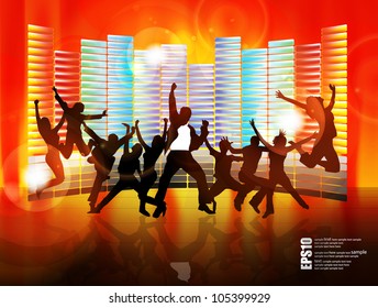 Dancing people