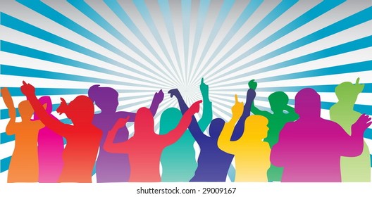 Dancing people