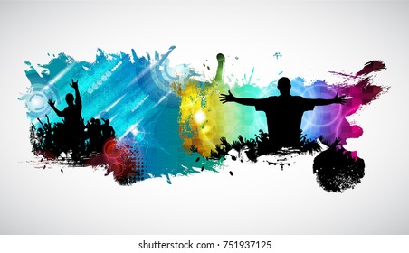 Dancing people
