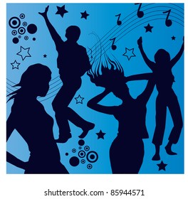dancing people