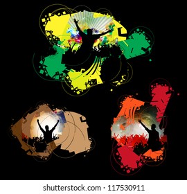 Dancing people. Concert collection