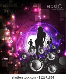 Gente bailarina. Afiche musical