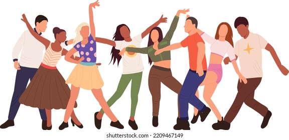 bailarinas de fondo blanco, vector aislado