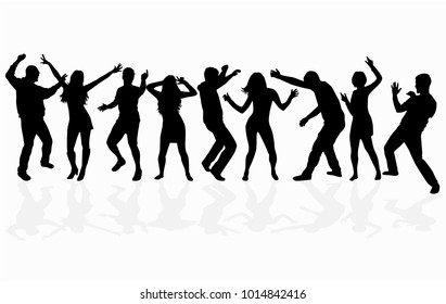 186,370 People dancing silhouette Images, Stock Photos & Vectors ...