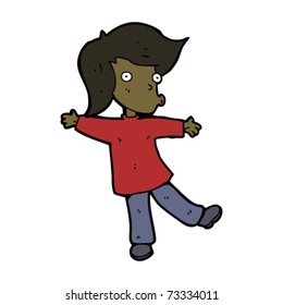 dancing person cartoon