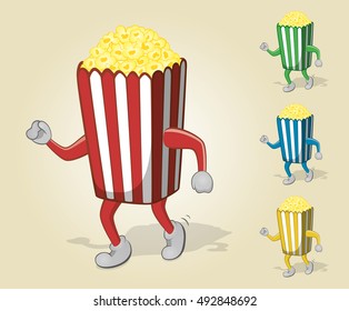 Dancing Popcorn Carton
