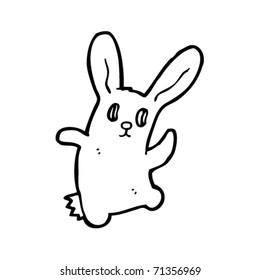 dancing rabbit zombie cartoon