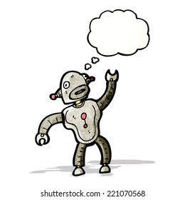 dancing robot cartoon