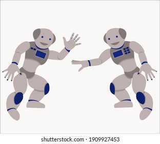 The dancing robots as an example of automated technologies.