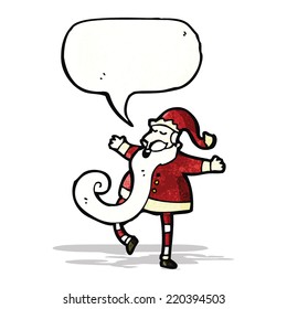 dancing santa claus cartoon