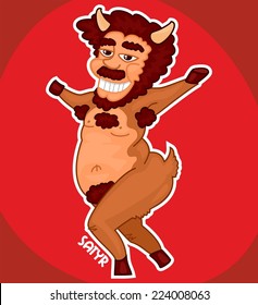 dancing satyr