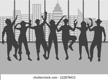 Dancing Silhouette