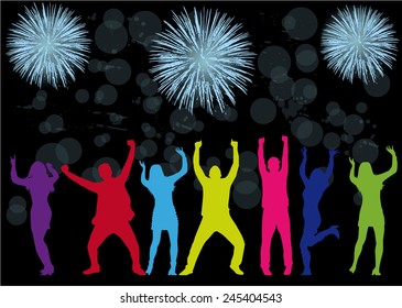 Dancing Silhouette- Illustration