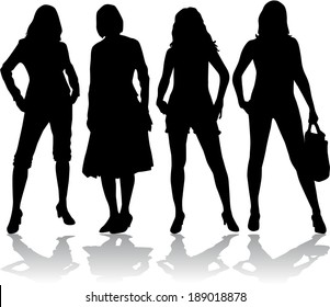 751,418 Female Silhouette Stock Vectors, Images & Vector Art | Shutterstock