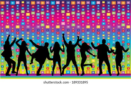 Dancing silhouettes 