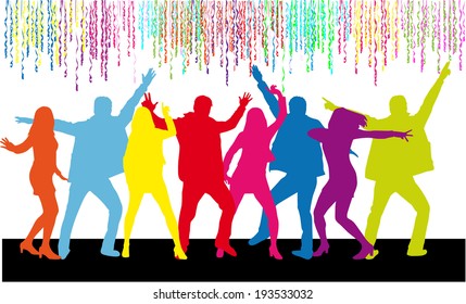 Dancing silhouettes