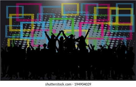 Dancing silhouettes