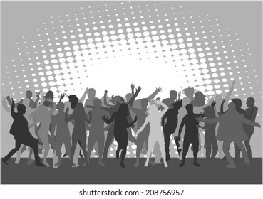 Dancing silhouettes