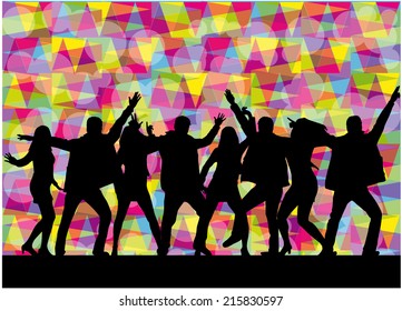 Dancing silhouettes