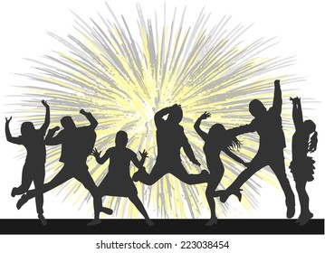 Dancing Silhouettes