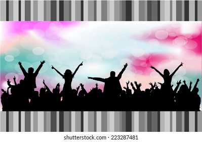 Dancing silhouettes