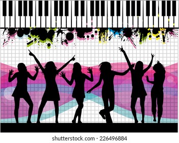 Dancing silhouettes