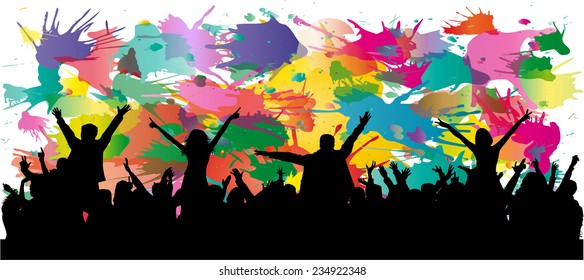 Dancing silhouettes